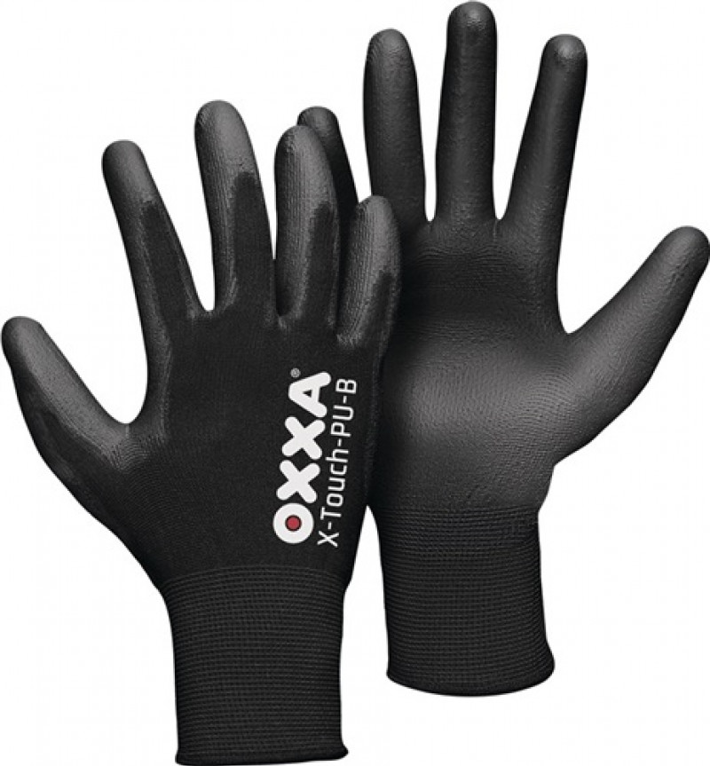 Handschuhe X-TOUCH-PU-B Gr.8 schwarz Nylon-Träger EN 388 Kat.II 3 PA OXXA Handschuhe X-TOUCH-PU-B Gr.8 schwarz Nylon-Träger EN 388 Kat.II 3 PA OXXA