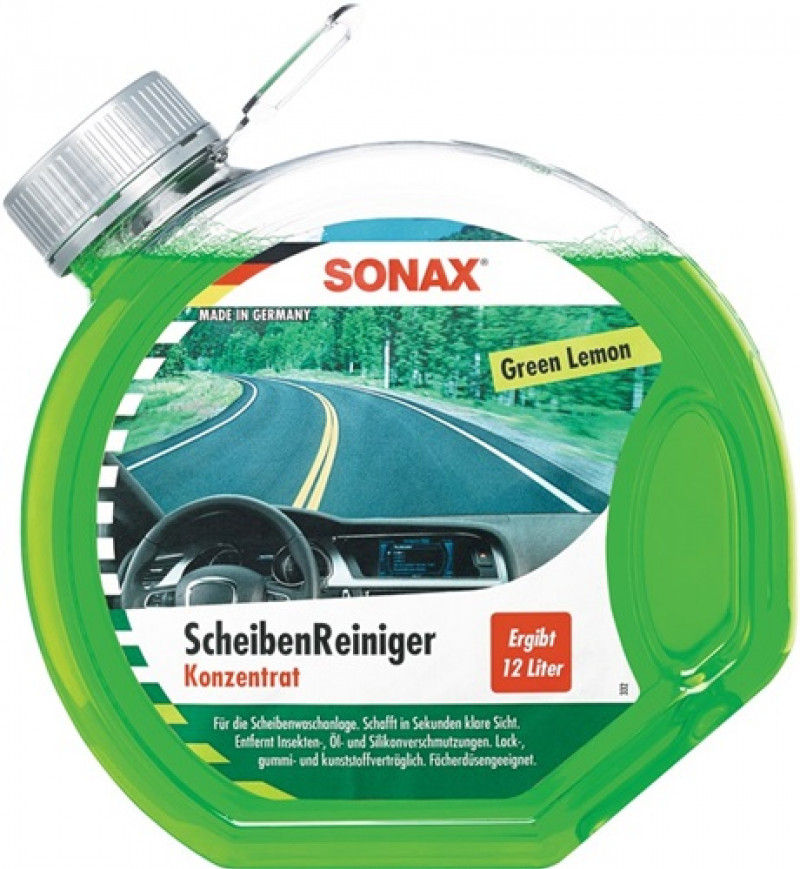 ScheibenReiniger Green Lemon Konzentrat 3l Rundflasche SONAX