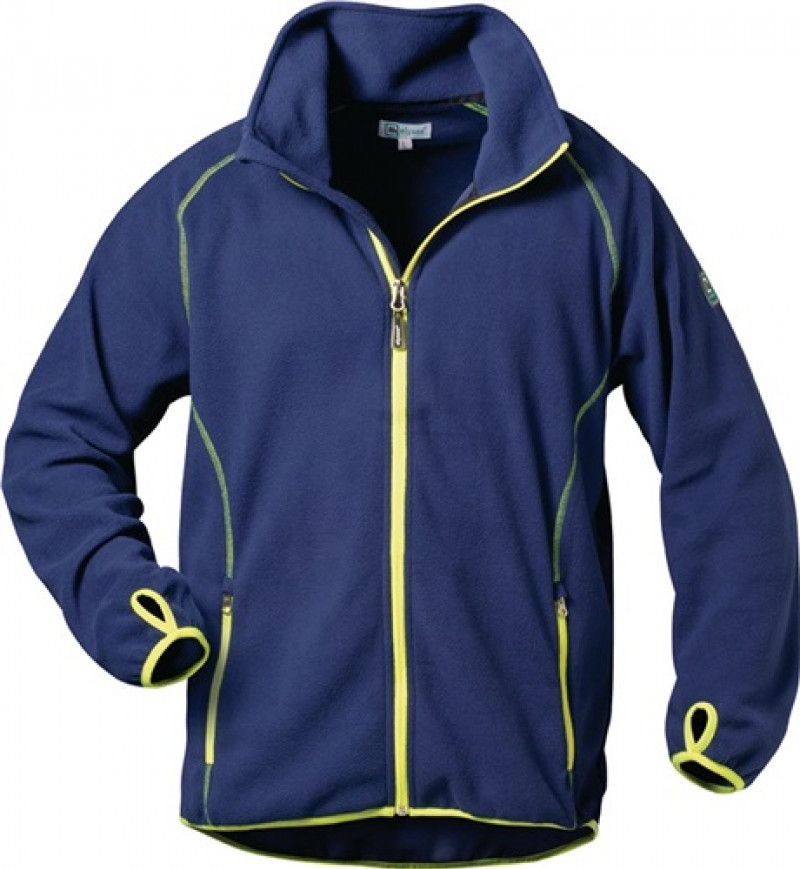 Fleecejacke Brandon Gr.L marine/gelb 100%PES FELDTMANN Fleecejacke Brandon Gr.L marine/gelb 100%PES FELDTMANN