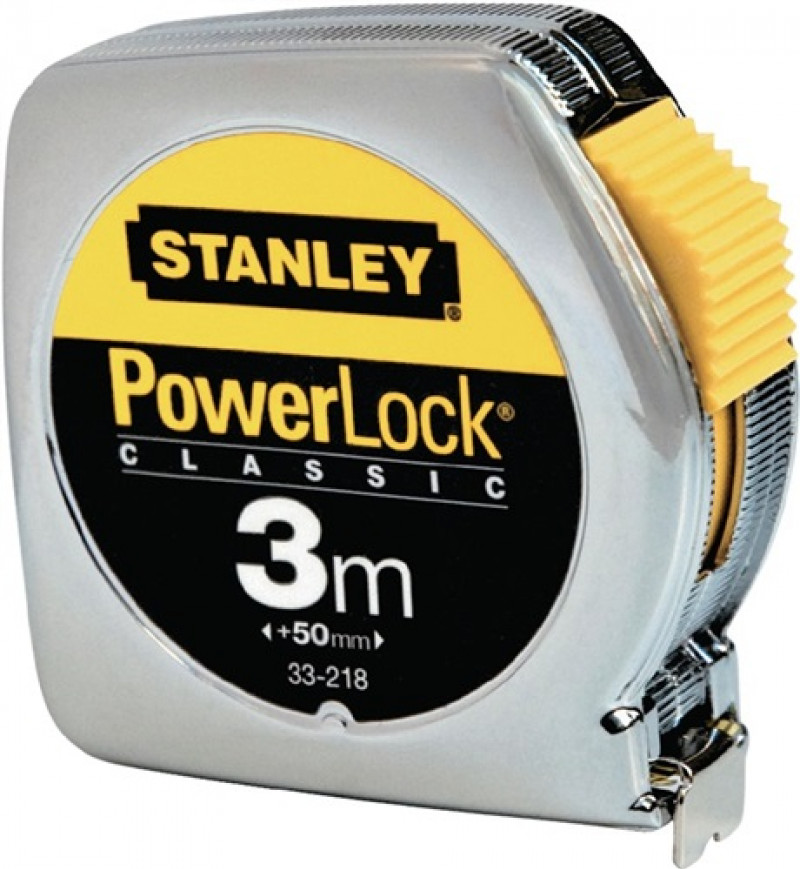 Taschenrollbandmaß PowerLock® L.3m Band-B.12,7mm mm/cm EG II Ku.SB STANLEY