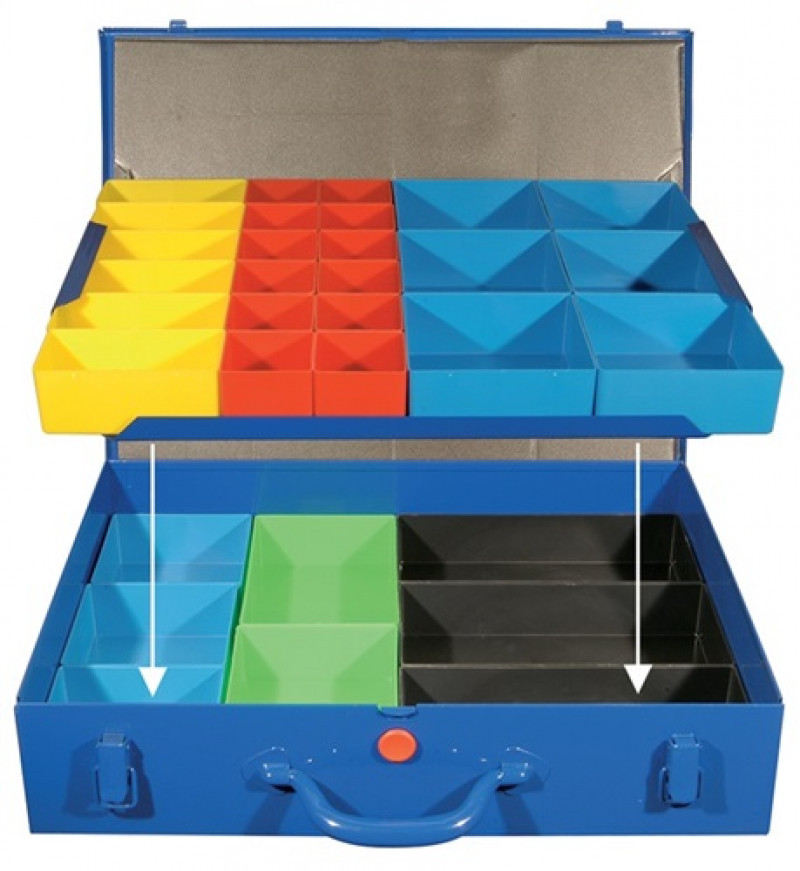 Sortimentskasten B440xT330xH95mm 32 Fächer Sortimentskasten B440xT330xH95mm 32 Fächer