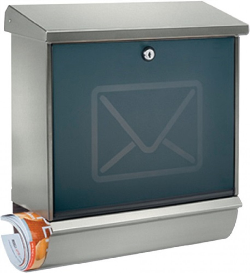 Briefkasten Lucca H.440mm B.380mm T.148mm VA DIN C4 BURG-WÄCHTER Briefkasten Lucca H.440mm B.380mm T.148mm VA DIN C4 BURG-WÄCHTER