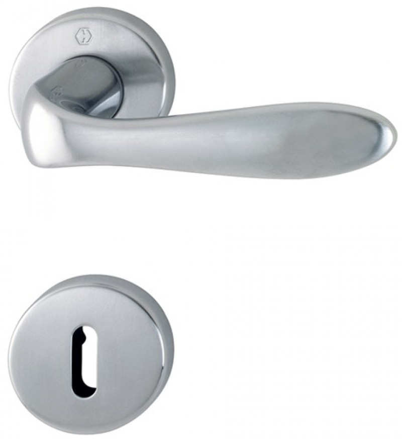 Rosettengrt.Genova M1535/19KV/19KVS MS F45-R rd.OB DIN L/R D/D HOPPE Rosettengrt.Genova M1535/19KV/19KVS MS F45-R rd.OB DIN L/R D/D HOPPE