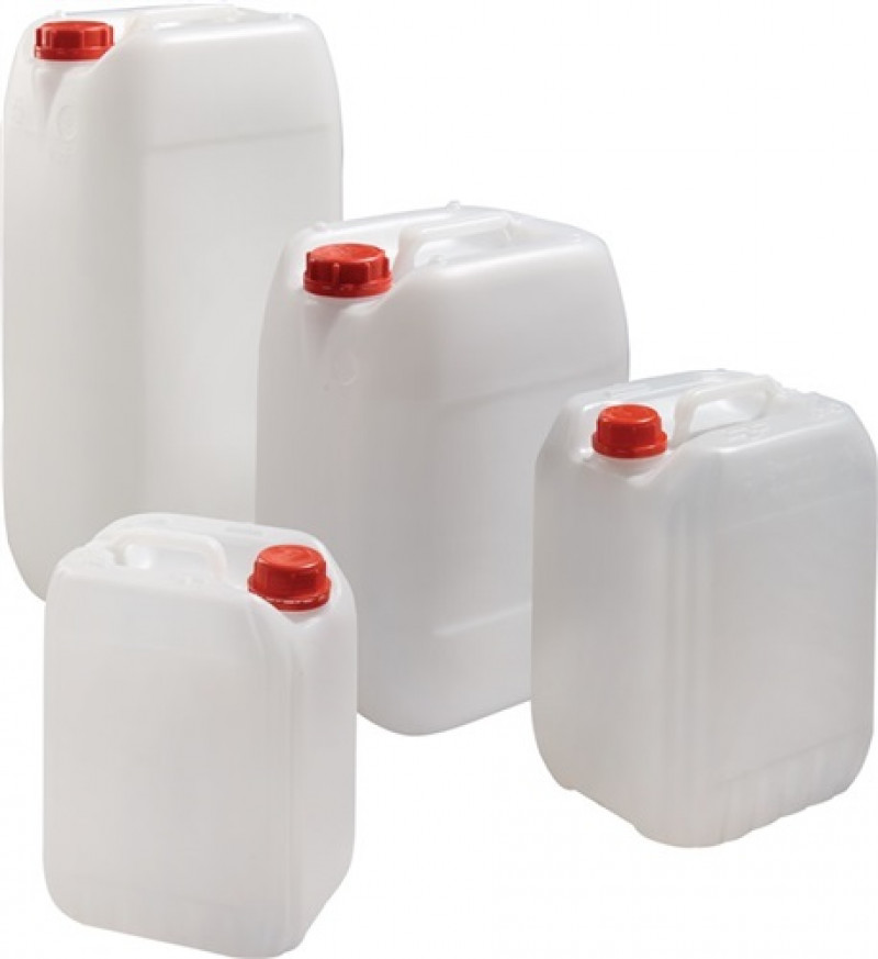Industriekanister 5l PE UN-Zulassung H252xB145xT195mm Industriekanister 5l PE UN-Zulassung H252xB145xT195mm