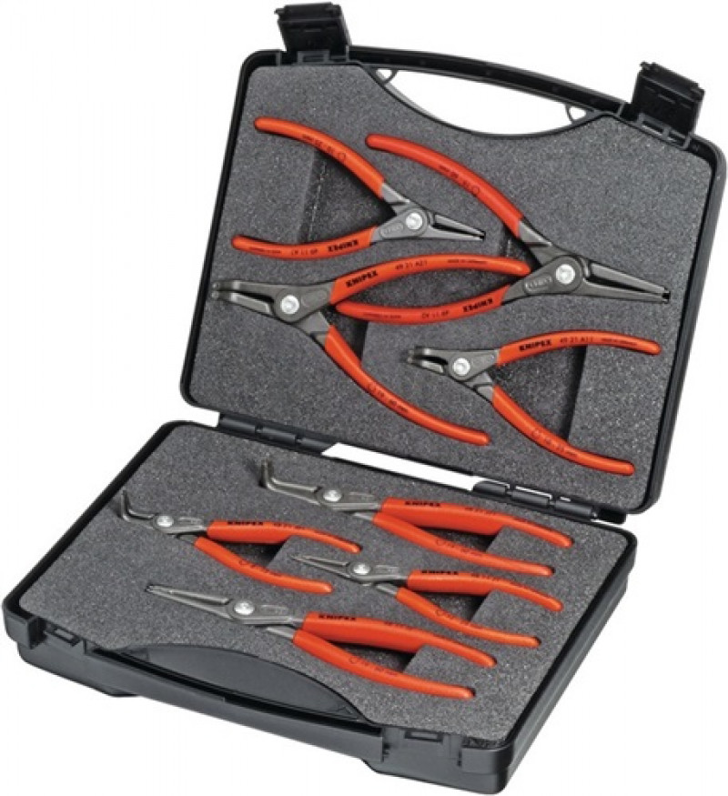 Sicherungszangensatz 8-tlg.in Ku.-Koffer 10-60mm KNIPEX Sicherungszangensatz 8-tlg.in Ku.-Koffer 10-60mm KNIPEX