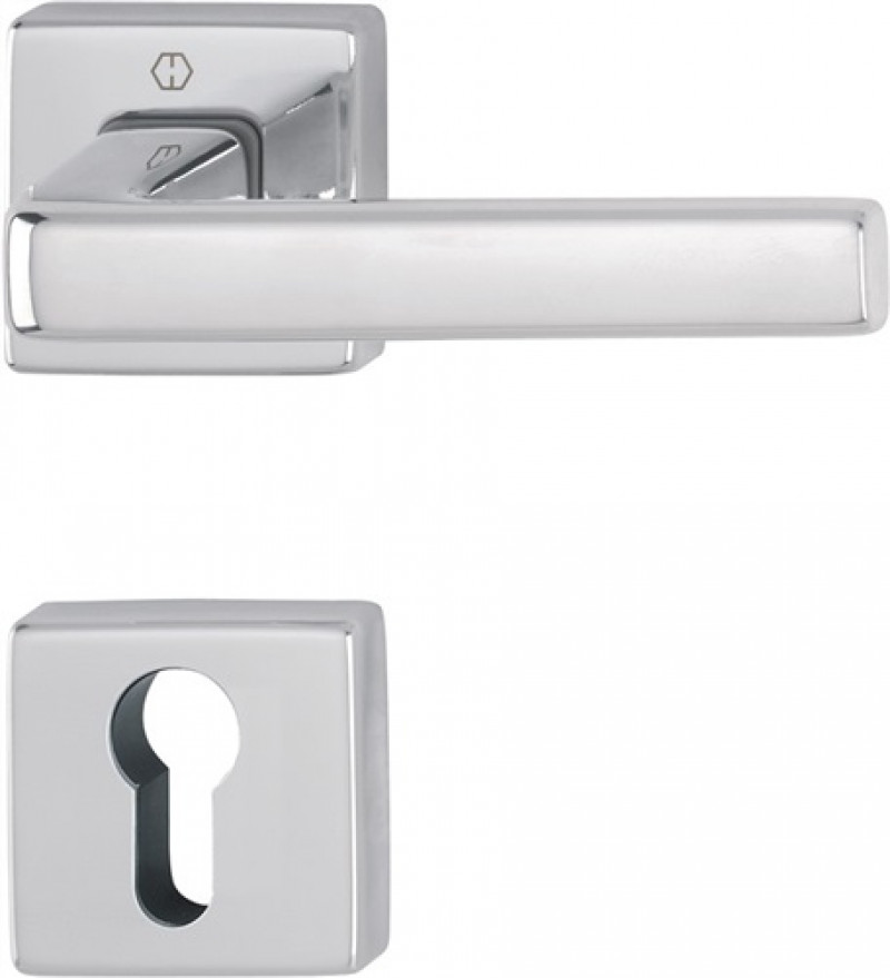 Rosettengrt.Dublin 1124/843KV/843KVS Alu.F249 eck.PZ DIN L/R D/D HOPPE Rosettengrt.Dublin 1124/843KV/843KVS Alu.F249 eck.PZ DIN L/R D/D HOPPE