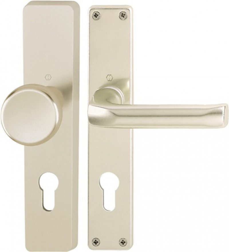 Langschildgarnitur London 54/227/202SP/113 Alu. F2 PZ 72mm DIN L/R HOPPE Langschildgarnitur London 54/227/202SP/113 Alu. F2 PZ 72mm DIN L/R HOPPE