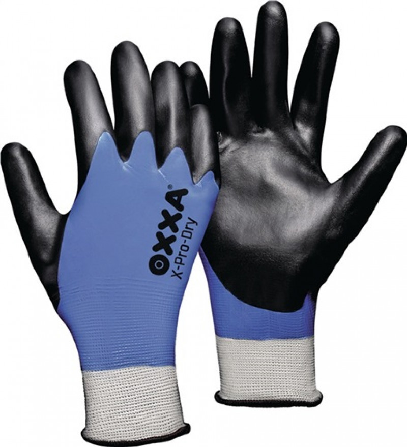 Handschuhe X-PRO-DRY Gr.9 schwarz/blau PES EN 388 Kat.II 12 PA OXXA Handschuhe X-PRO-DRY Gr.9 schwarz/blau PES EN 388 Kat.II 12 PA OXXA