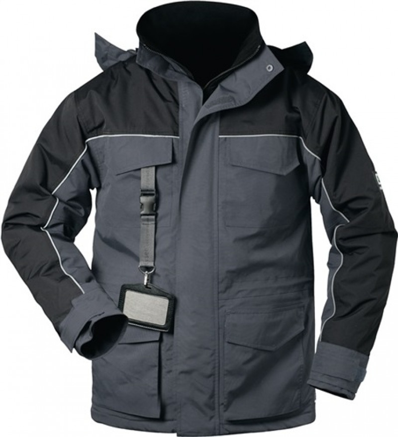 Parka Cardigan Gr. XL grau/schwarz 100% PA 1 St. ELYSEE Parka Cardigan Gr. XL grau/schwarz 100% PA 1 St. ELYSEE