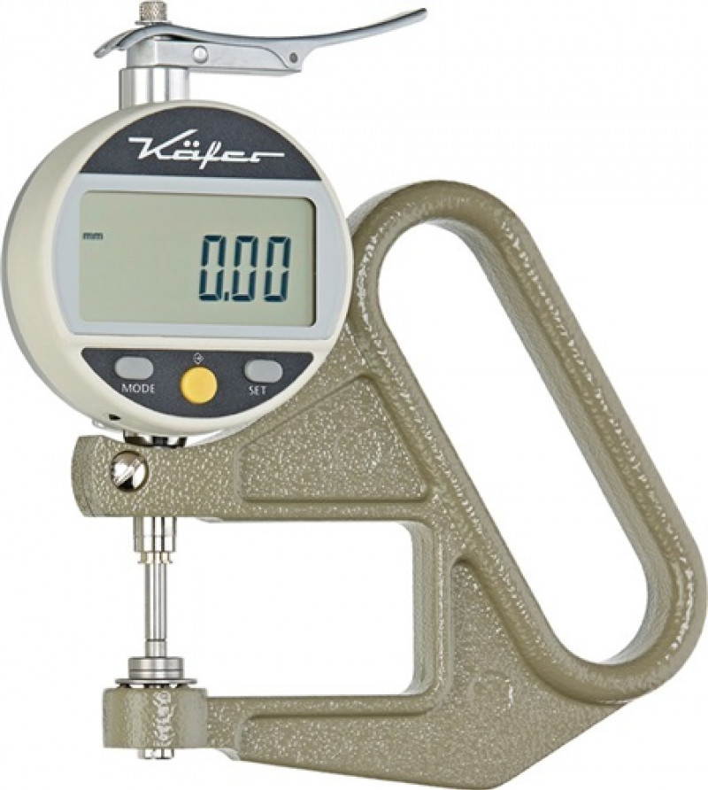 Dickenmessgerät JD 50 0-10mm Abl. 0,01mm dig. fl. 10=cmm Käfer Dickenmessgerät JD 50 0-10mm Abl. 0,01mm dig. fl. 10=cmm Käfer