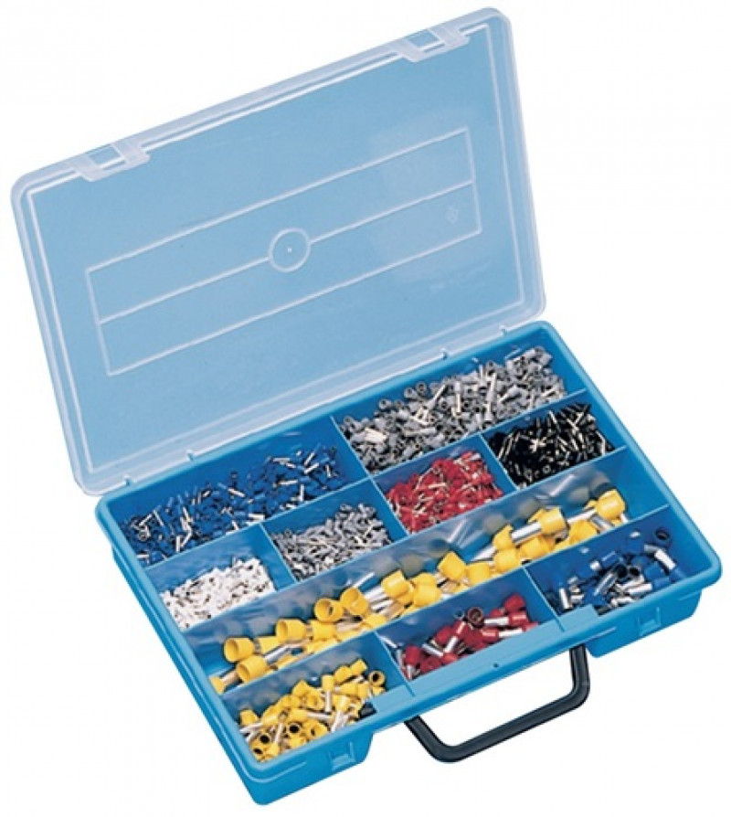 Aderendhülsensortiment 3250tlg.0,50-25,00 mm² Sortimentskoffer Aderendhülsensortiment 3250tlg.0,50-25,00 mm² Sortimentskoffer