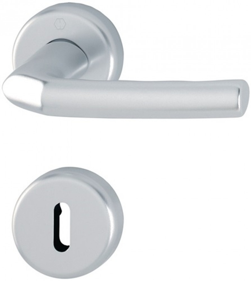 Rosettengrt.Birm.1117/17KV/17KVS Alu.F1 rd.OB DIN L/R D/D HOPPE Rosettengrt.Birm.1117/17KV/17KVS Alu.F1 rd.OB DIN L/R D/D HOPPE