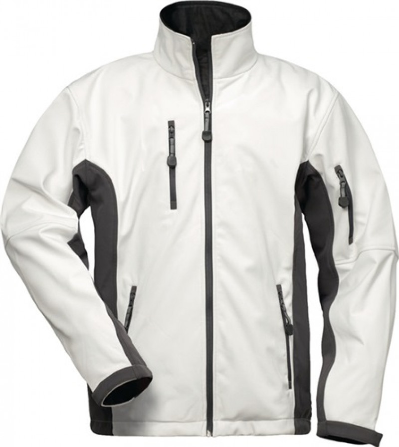 Softshelljacke Neptun Gr.XXL weiß/grau 96% PES/4% EL Softshelljacke Neptun Gr.XXL weiß/grau 96% PES/4% EL