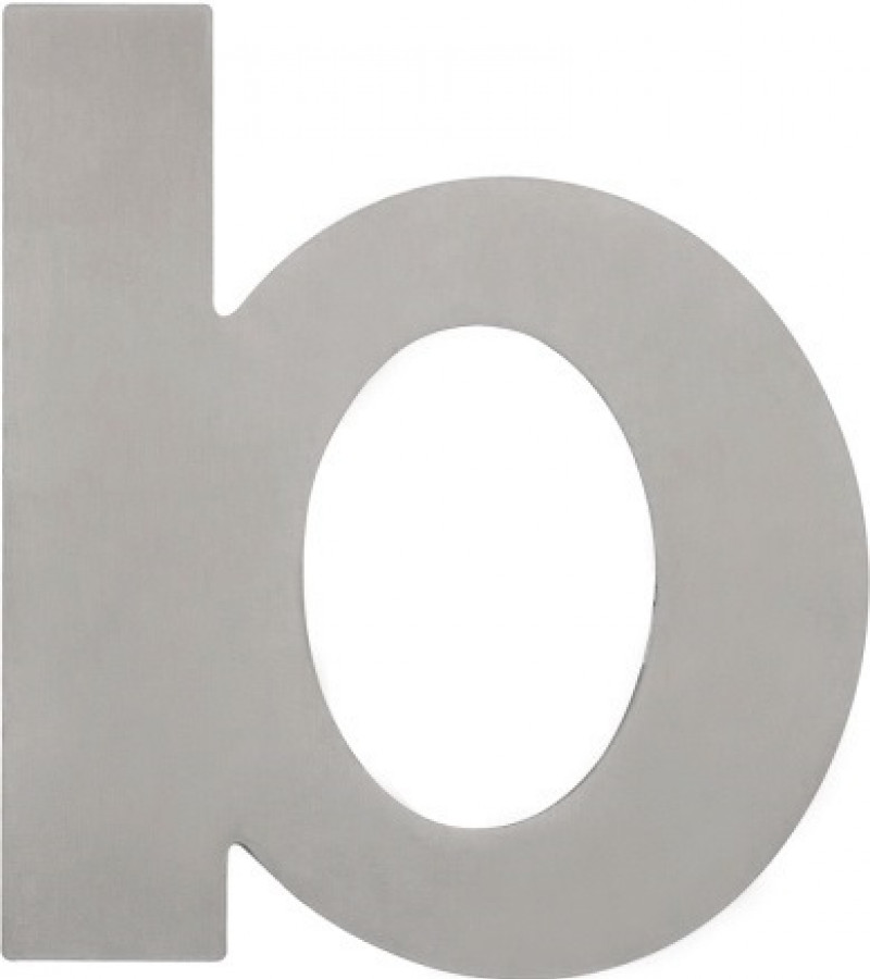 Hausnummer Buchstabe b VA ma 100mm B.90mm Hausnummer Buchstabe b VA ma 100mm B.90mm