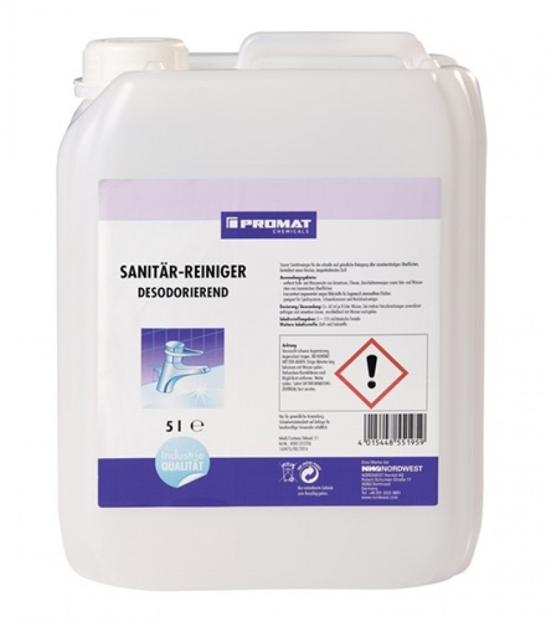 Sanitärreiniger 5l Kanister PROMAT chemicals Sanitärreiniger 5l Kanister PROMAT chemicals