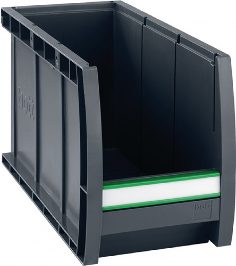 Sichtlagerkasten L298xB130xH165mm PP anthrazitgrau Sichtlagerkasten L298xB130xH165mm PP anthrazitgrau