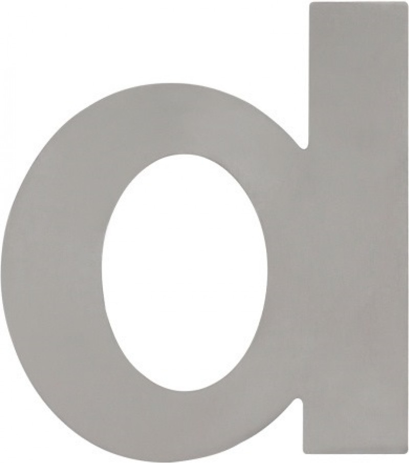 Hausnummer Buchstabe d VA ma 100mm B.90mm Hausnummer Buchstabe d VA ma 100mm B.90mm