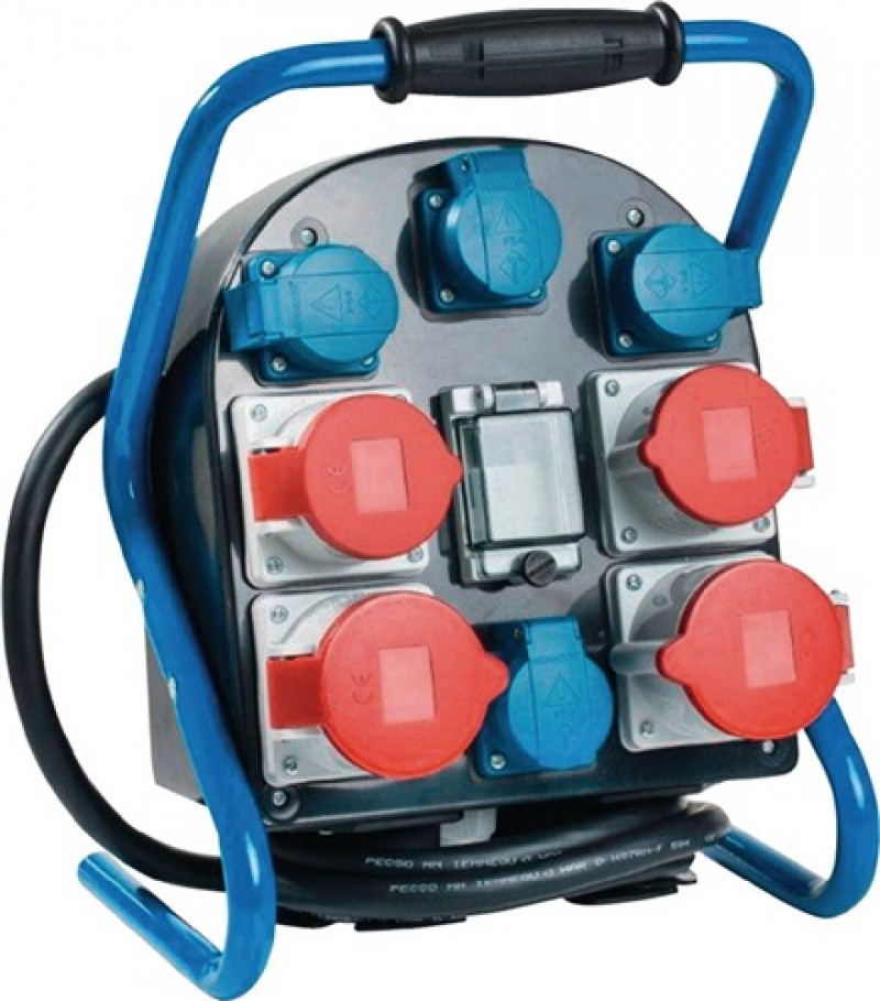 Standstromverteiler IP44 32A 400V 5polig H07RN-F5 G 4mm2 je 2xCEE 32+16A 4x230V Standstromverteiler IP44 32A 400V 5polig H07RN-F5 G 4mm2 je 2xCEE 32+16A 4x230V