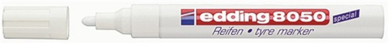 edding Reifenmarker 8050 4-8050049 2-4mm Rundspitze weiß edding Reifenmarker 8050 4-8050049 2-4mm Rundspitze weiß