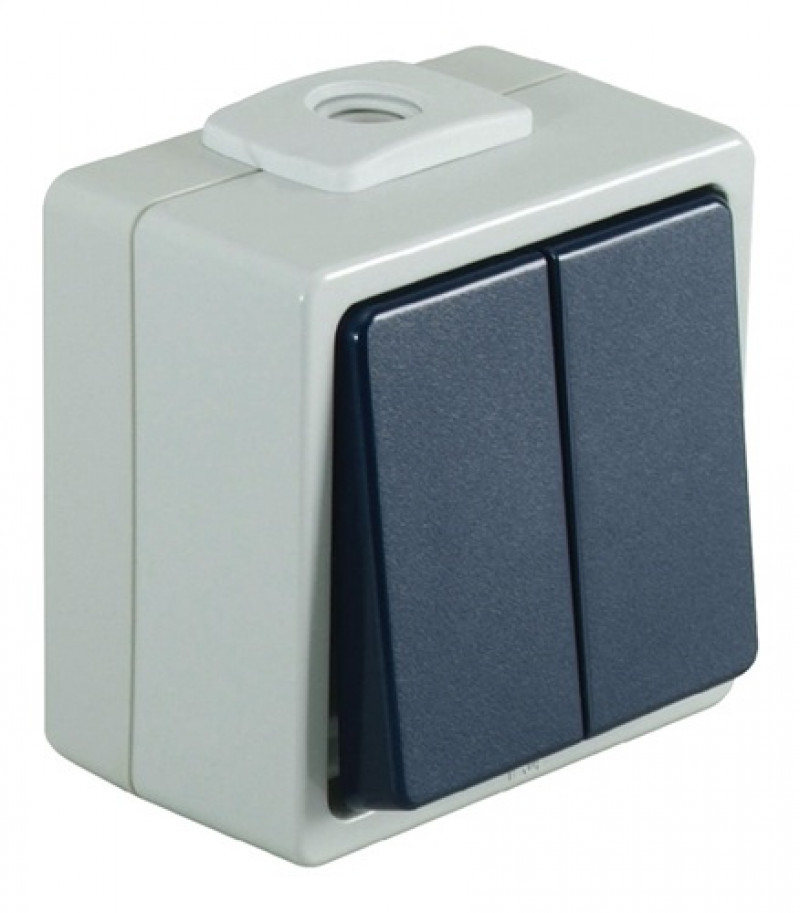 Feuchtraumserienschalter 250/50V/Hz 10 A IP54 Feuchtraumserienschalter 250/50V/Hz 10 A IP54