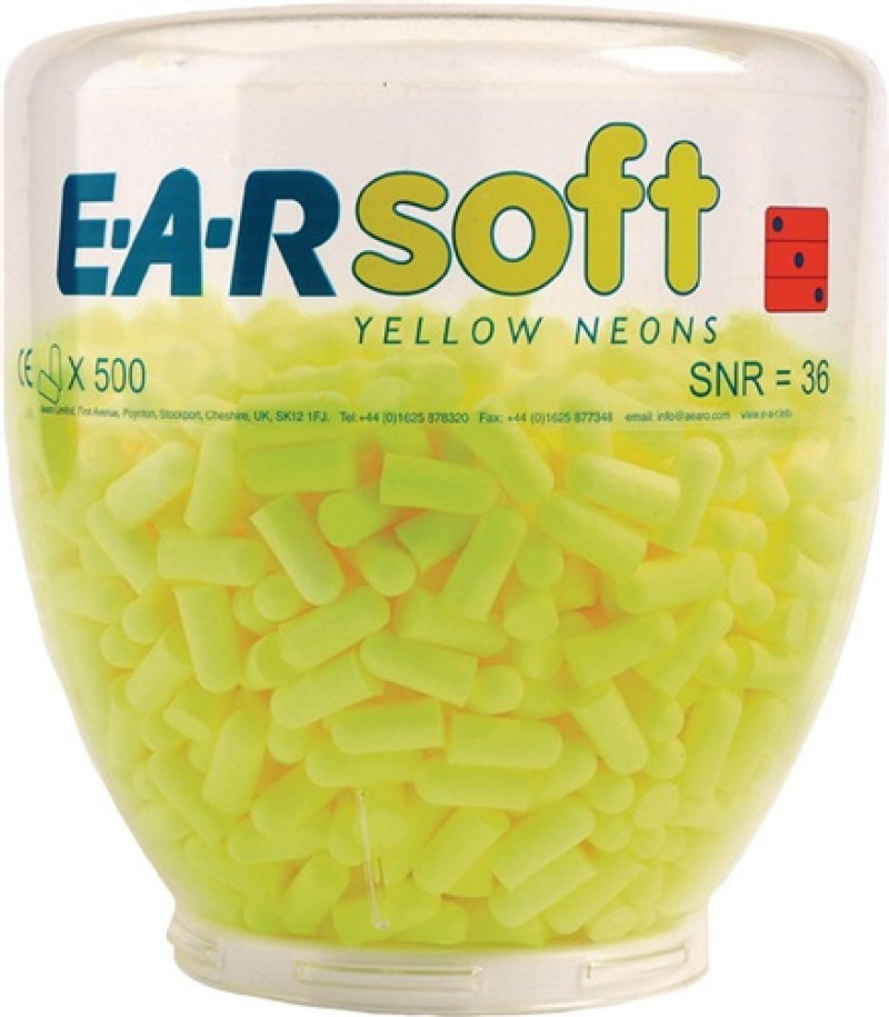 Gehörschutzstöpsel E-A-Rsoft Yellow Neons Refill (SNR)=36 dB Dispenser à 500 PA Gehörschutzstöpsel E-A-Rsoft Yellow Neons Refill (SNR)=36 dB Dispenser à 500 PA