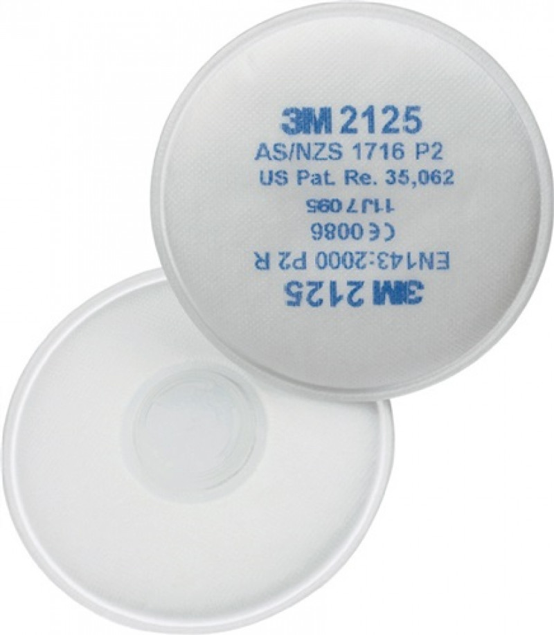 Rundpartikelfilter 2125 EN 1473:2000 P2 f.4000370675,-680, -690,-691 2St./VE 3M Rundpartikelfilter 2125 EN 1473:2000 P2 f.4000370675,-680, -690,-691 2St./VE 3M