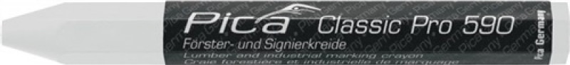 Förster-/Signierkreide weiß papiert Schachtel mit 12 St. Pica Classic PRO 590 Förster-/Signierkreide weiß papiert Schachtel mit 12 St. Pica Classic PRO 590