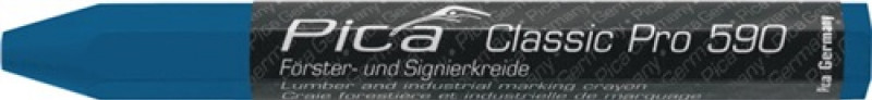 Förster-/Signierkreide blau papiert Schachtel mit 12 St. Pica Classic PRO 590 Förster-/Signierkreide blau papiert Schachtel mit 12 St. Pica Classic PRO 590