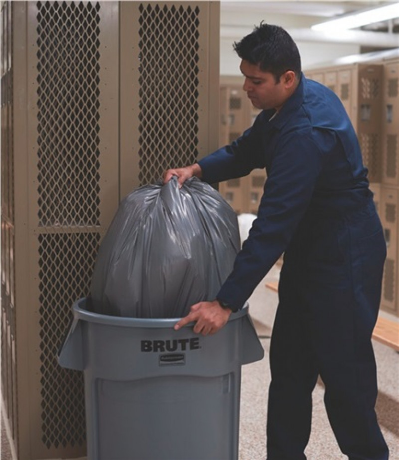 Mehrzwecktonne weiß 121l PE Außen-D.560xH692mm RUBBERMAID Mehrzwecktonne weiß 121l PE Außen-D.560xH692mm RUBBERMAID