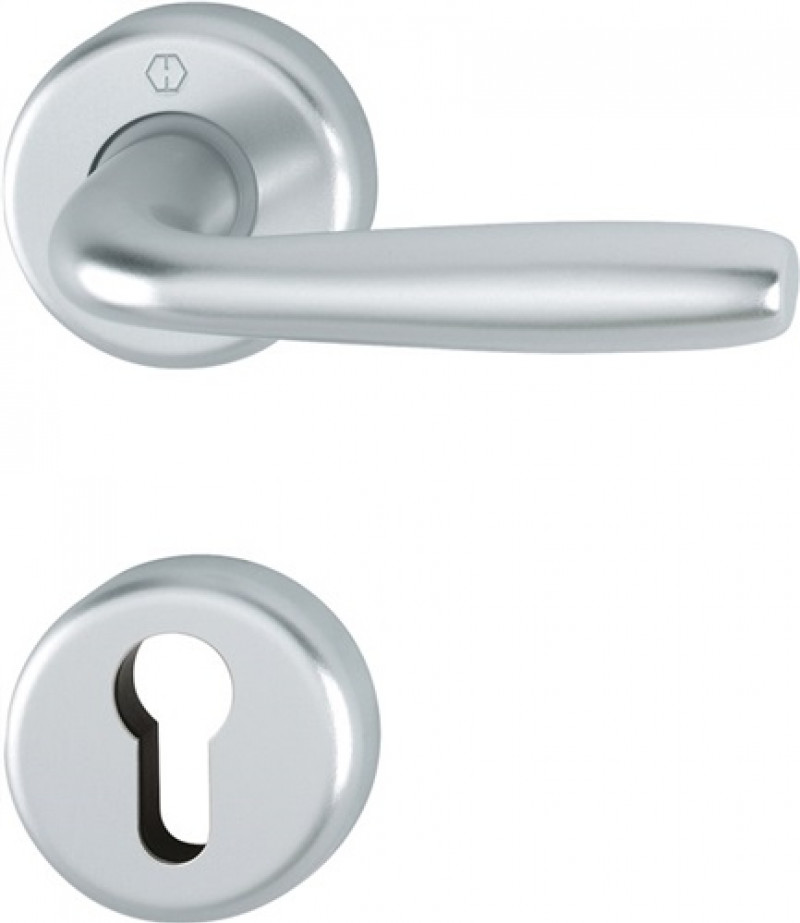 Rosettengrt.Maribor 1766/17KV/17KVS Alu.F1 rd.PZ DIN L/R D/D HOPPE Rosettengrt.Maribor 1766/17KV/17KVS Alu.F1 rd.PZ DIN L/R D/D HOPPE