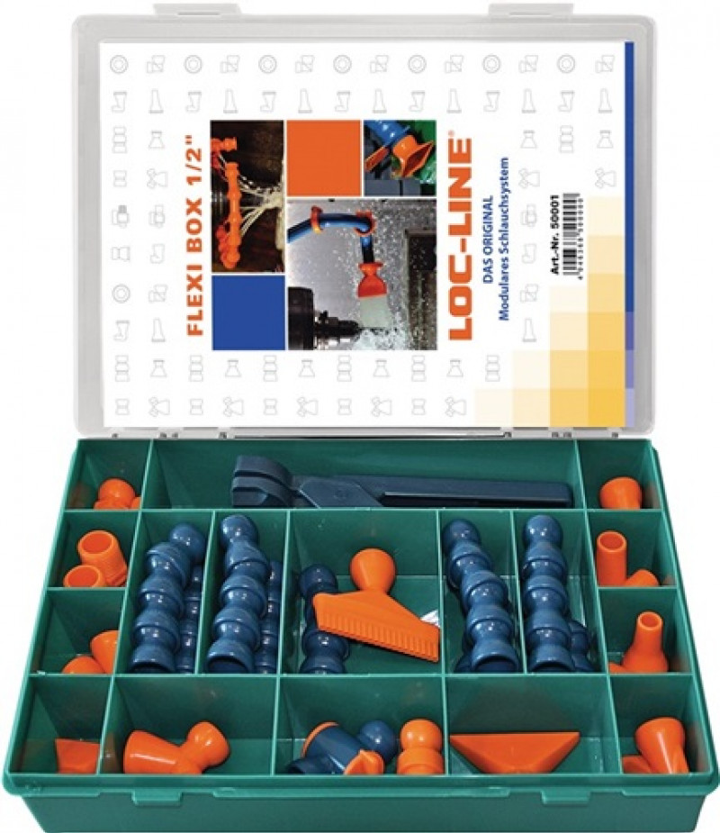 Kühlmittelschlauchset Gr. 1/2 Zoll 27 tlg. Loc-Line Kühlmittelschlauchset Gr. 1/2 Zoll 27 tlg. Loc-Line