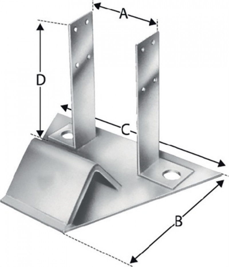 Sparrenhalter ETA 07/0317 SHB80 G-B stückverzinkt SIMPSON STRONG TIE Sparrenhalter ETA 07/0317 SHB80 G-B stückverzinkt SIMPSON STRONG TIE