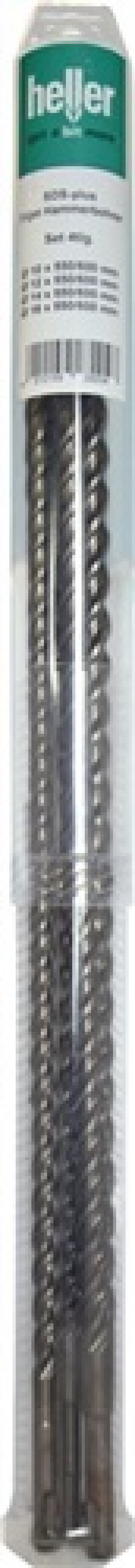 Hammerbohrersatz Trijet SDS-plus 4-tlg.SDS-plus Drehpack HELLER Hammerbohrersatz Trijet SDS-plus 4-tlg.SDS-plus Drehpack HELLER