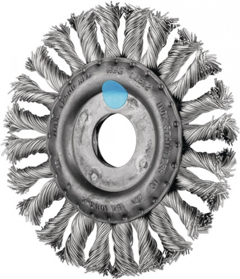 Rundbürste RBG CT D.125mm 22,2mm Drahtstärke 0,35mm VA-Draht 12mm Rundbürste RBG CT D.125mm 22,2mm Drahtstärke 0,35mm VA-Draht 12mm