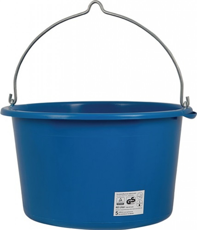 Baueimer 40l schwer blau Spezialku. Baueimer 40l schwer blau Spezialku.