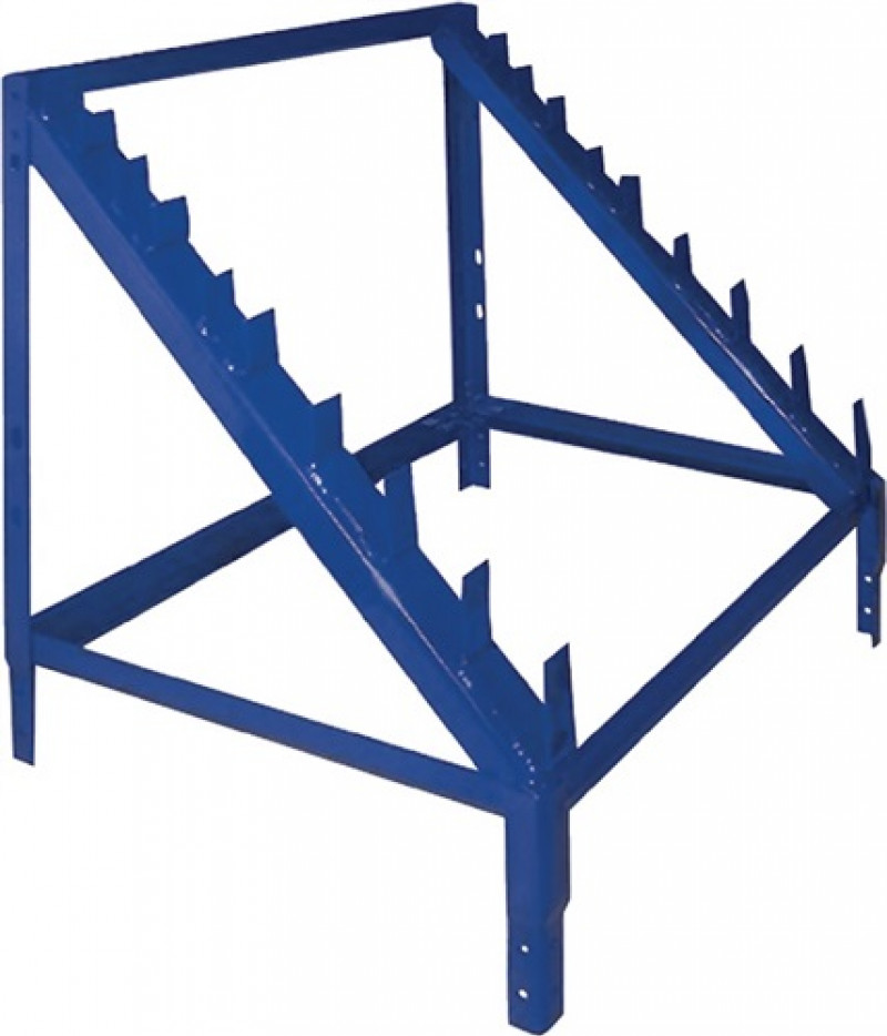 Gewindestangenaufsatz LOGS 60 H600xB540xT390mm blau RAL 5022 LOGS