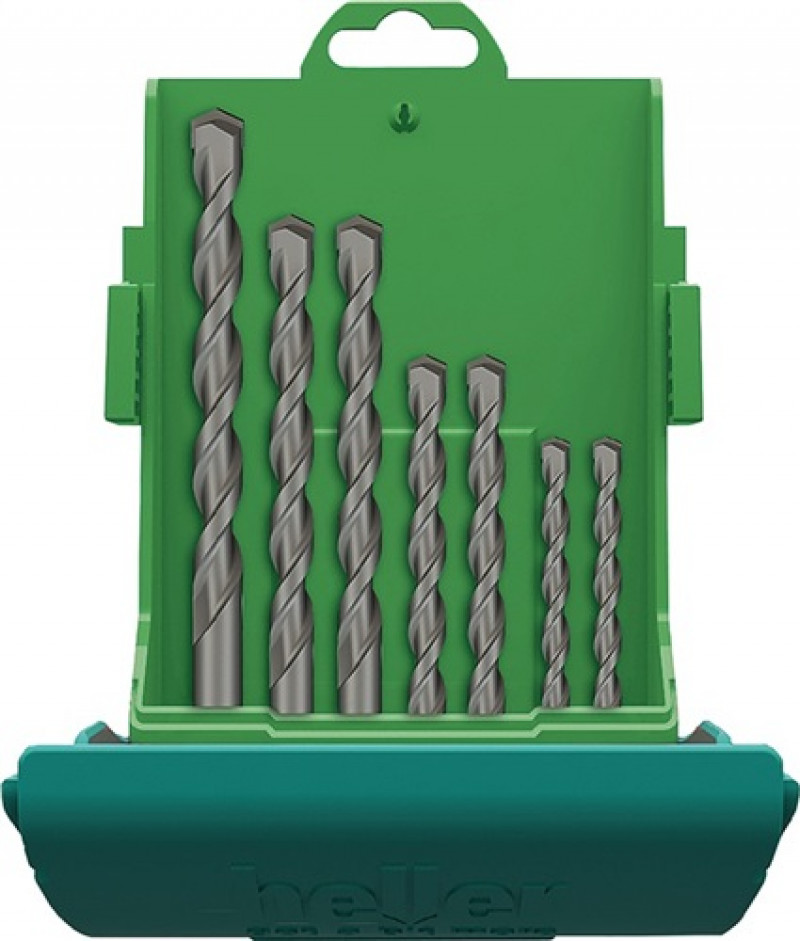 Beton-/Steinbohrersatz ProConcrete 7-tlg.D.4/5/2x6/8/10/12mm HELLER Beton-/Steinbohrersatz ProConcrete 7-tlg.D.4/5/2x6/8/10/12mm HELLER