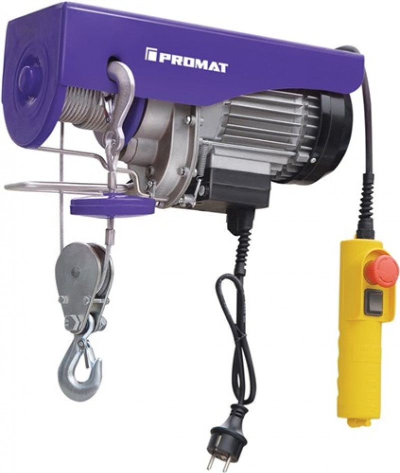 Elektrohebezug Trgf.125/250 kg Motorleistung 500W Hubh.(Seillänge) 12/6m Elektrohebezug Trgf.125/250 kg Motorleistung 500W Hubh.(Seillänge) 12/6m