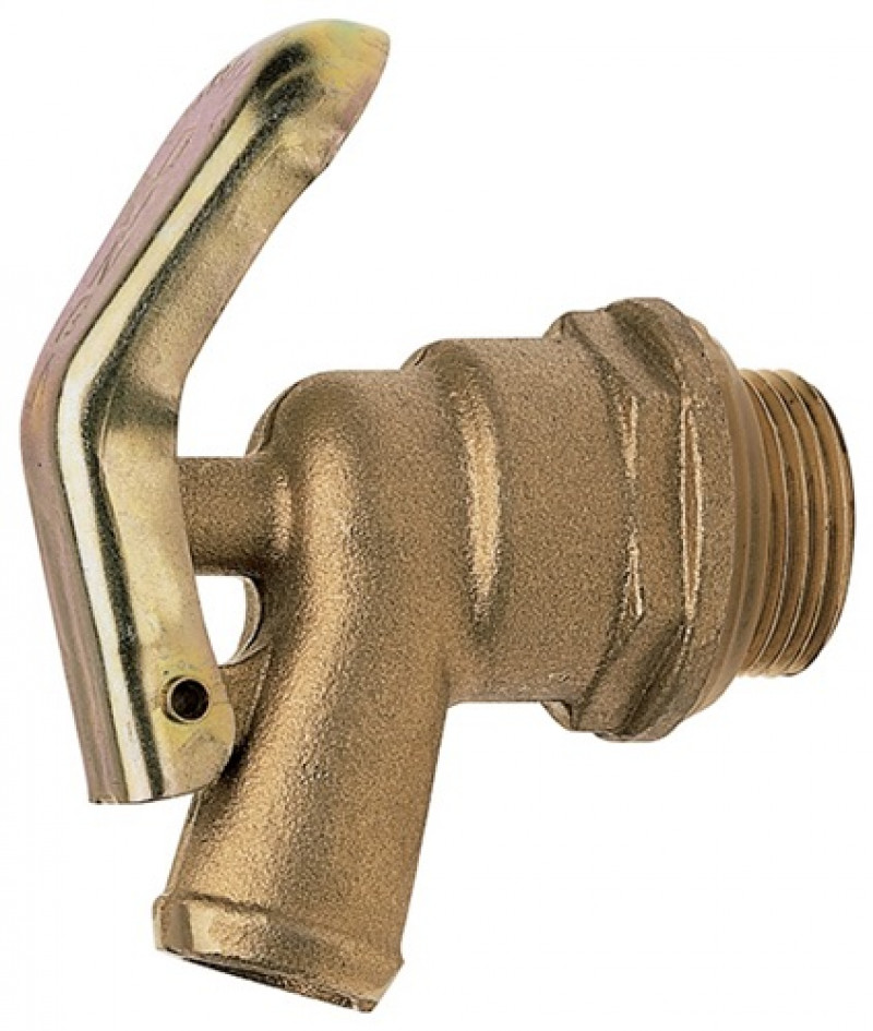 Ablassventil R 19,05 (¾ Zoll)mm MS 15mm Auslauftülle Ablassventil R 19,05 (¾ Zoll)mm MS 15mm Auslauftülle