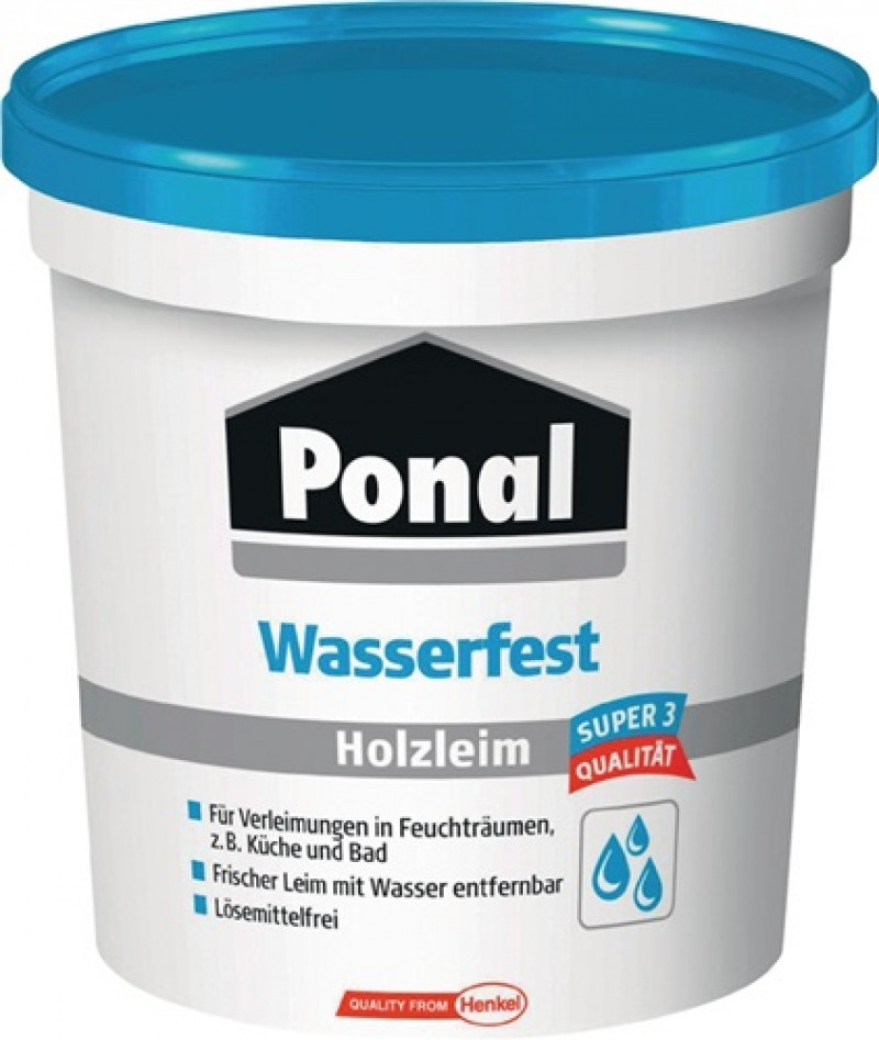 Holzleim Wasserfest/Super 3 760g EN 204: D3 Dose PONAL Holzleim Wasserfest/Super 3 760g EN 204: D3 Dose PONAL