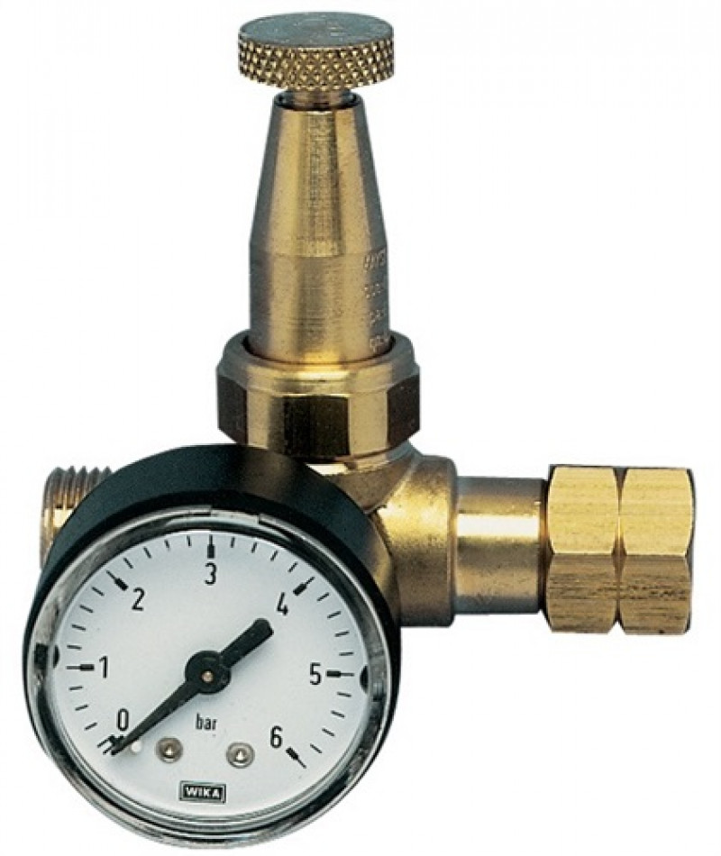 Propankleindruckregler Mini m.Manometer 0,5-4bar 6 kg/h G 3/8Zoll LH Propankleindruckregler Mini m.Manometer 0,5-4bar 6 kg/h G 3/8Zoll LH