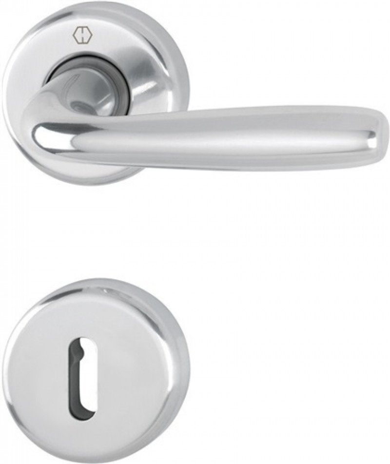 Rosettengrt.Maribor 1766/17KV/17KVS Alu.F249 rd.OB DIN L/R D/D HOPPE Rosettengrt.Maribor 1766/17KV/17KVS Alu.F249 rd.OB DIN L/R D/D HOPPE