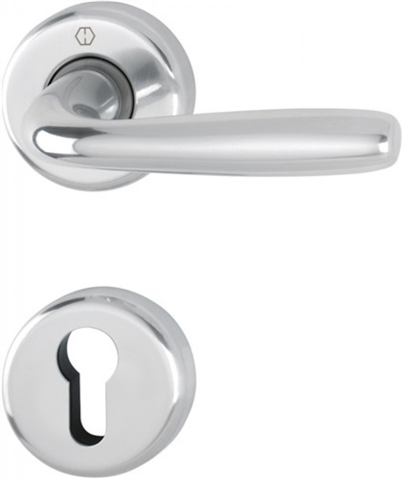 Rosettengrt.Maribor 1766/17KV/17KVS Alu.F249 rd.PZ DIN L/R D/D HOPPE Rosettengrt.Maribor 1766/17KV/17KVS Alu.F249 rd.PZ DIN L/R D/D HOPPE