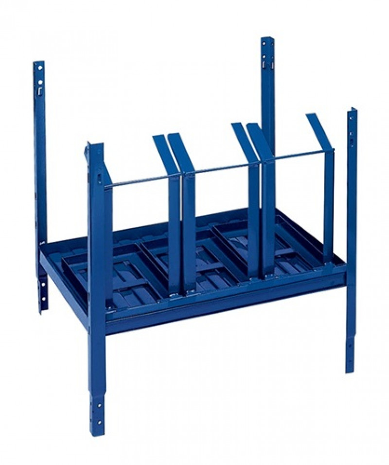 Regalelement LOGS 150 H520xB540xT390mm blau RAL 5022 ausklappbar Regalelement LOGS 150 H520xB540xT390mm blau RAL 5022 ausklappbar