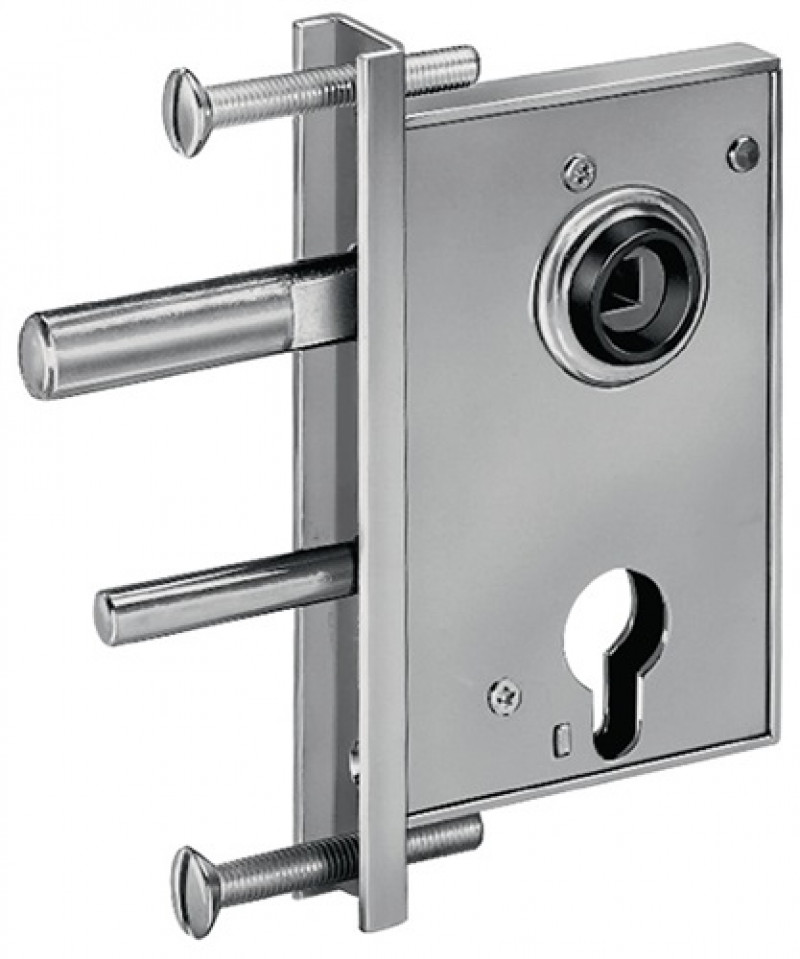 Gittertorschloss 107 Dornm. 50mm verz. AMF Gittertorschloss 107 Dornm. 50mm verz. AMF