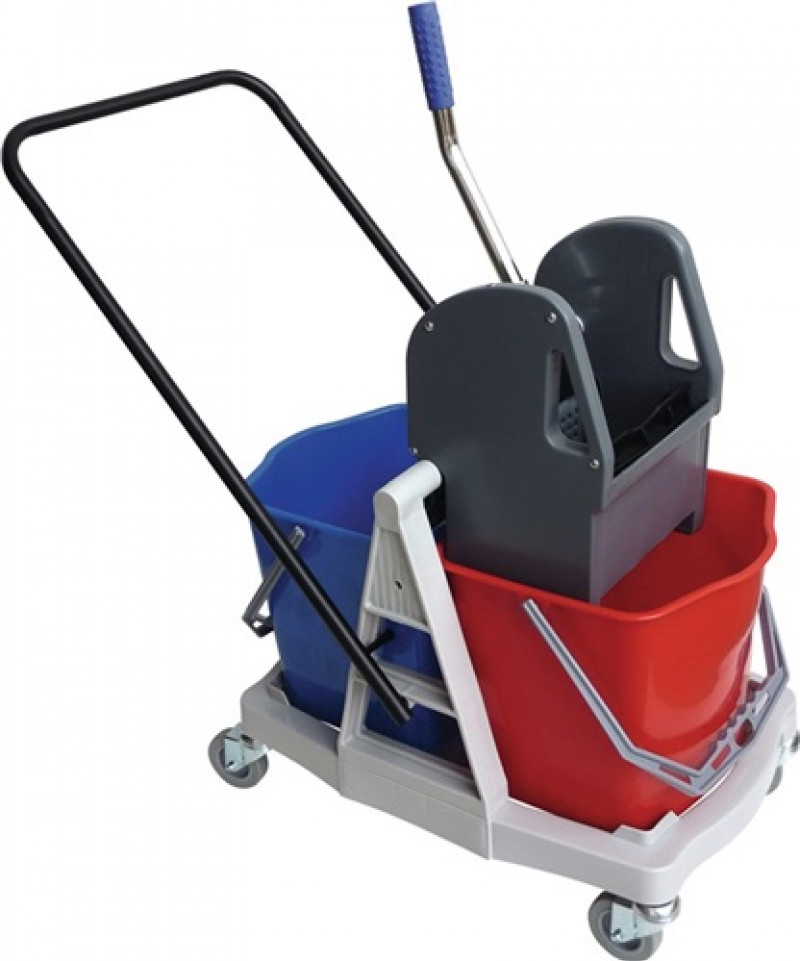 Reinigungswagen Eimer 1x17l,Presse Ku.m.Metallschubbügel SPRINTUS Reinigungswagen Eimer 1x17l,Presse Ku.m.Metallschubbügel SPRINTUS