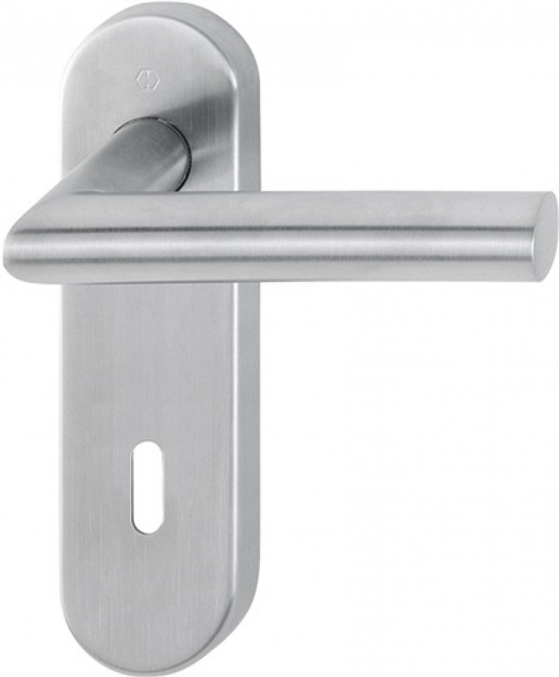 Kurzschildgarnitur Ams.E1400/353KH VA F69 OB Drückergarnitur HOPPE