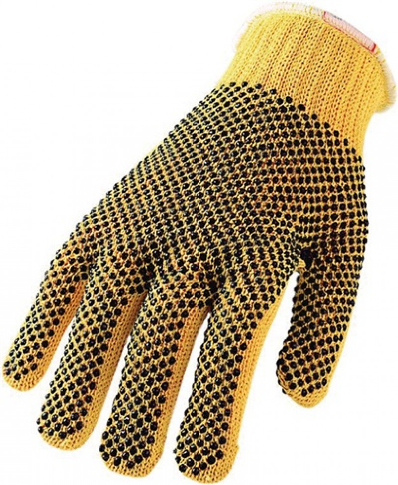Schutzhandschuhe Kevlar Gr.9 gelb 2seitig m.Noppen EN388 Kat.II Schutzhandschuhe Kevlar Gr.9 gelb 2seitig m.Noppen EN388 Kat.II