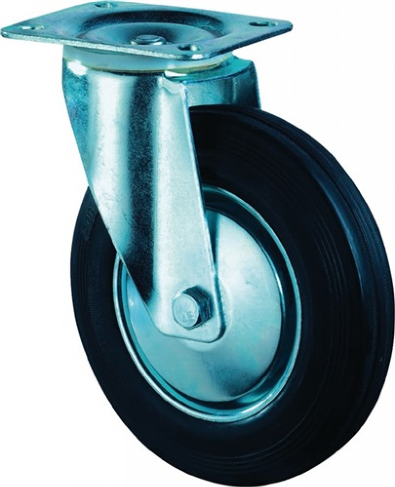 Lenkrolle D.160mm Trgf.135kg VG Platte L135xB110mm Lenkrolle D.160mm Trgf.135kg VG Platte L135xB110mm