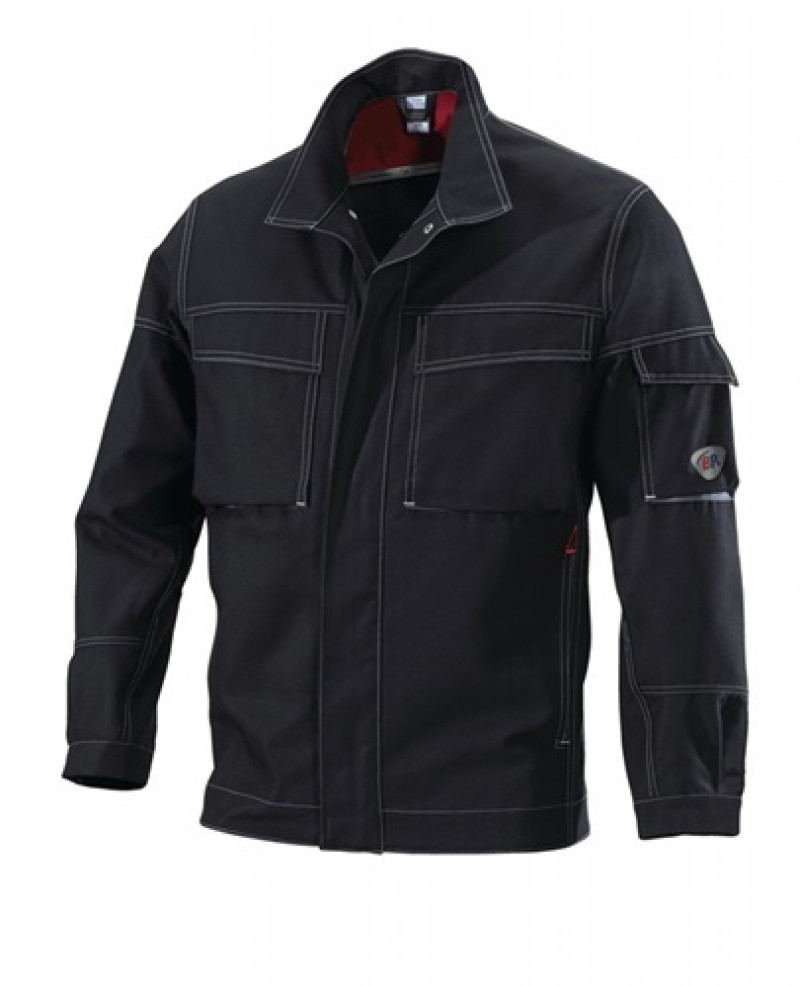 Arbeitsjacke 1787 Gr.48/50 schwarz/dunkelgrau 65% PES/35% CO BP Arbeitsjacke 1787 Gr.48/50 schwarz/dunkelgrau 65% PES/35% CO BP
